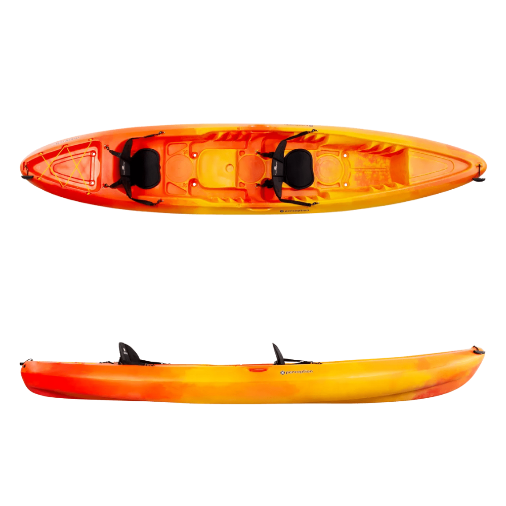 two photo of Perception Rambler 13.5 kayak