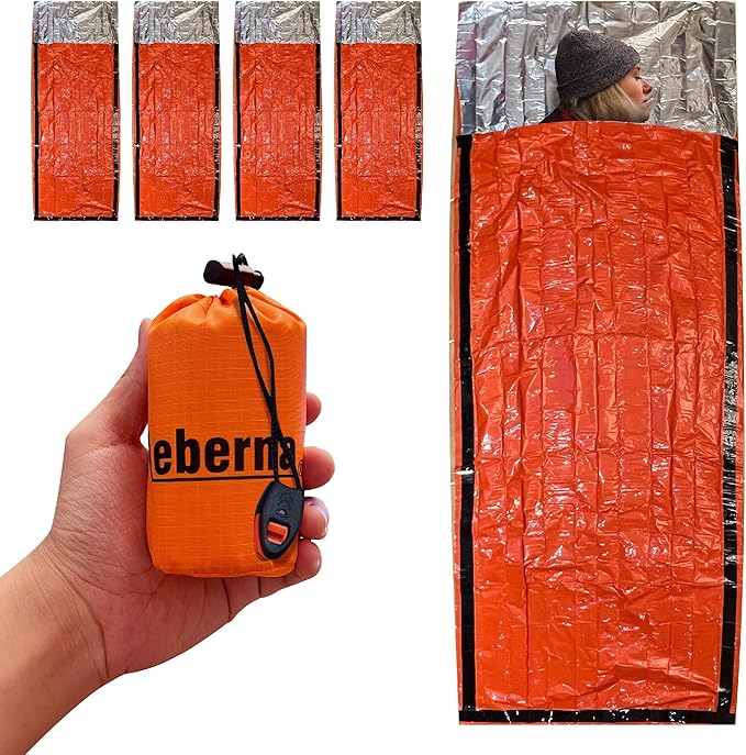 Leberna Emergency Survival Mylar Thermal Sleeping Bag